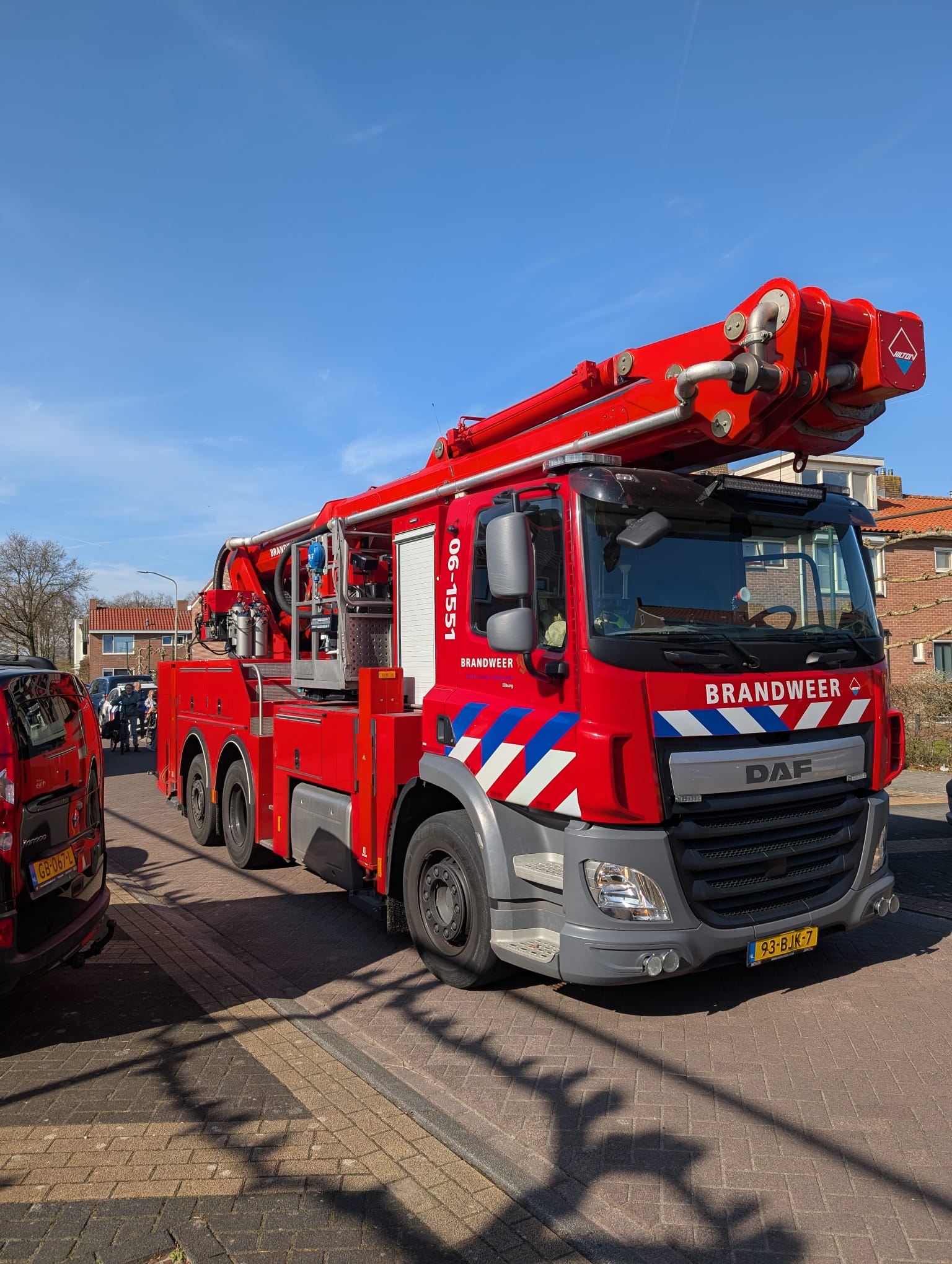 Foto: Keukenbrand in woning Nijenbeekstraat Elburg