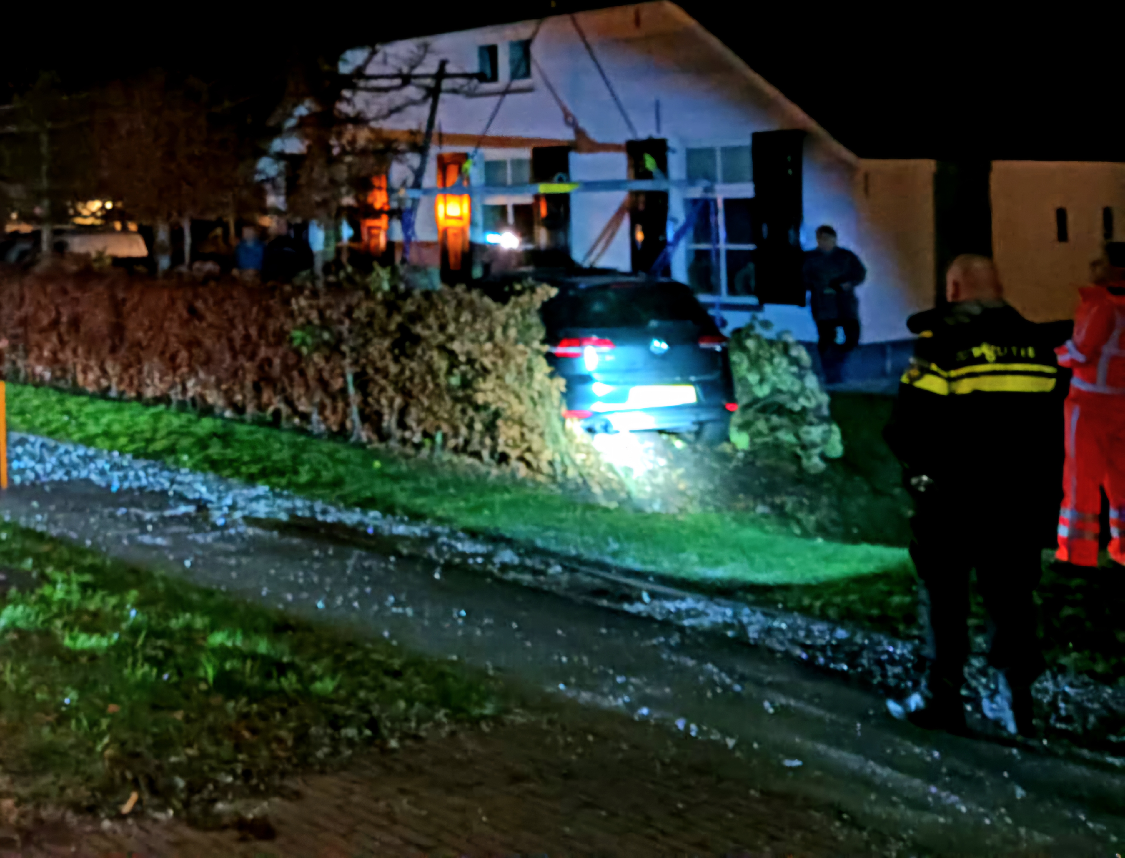 Foto: Eenzijdig ongeval Zuiderzeestraatweg Oldebroek