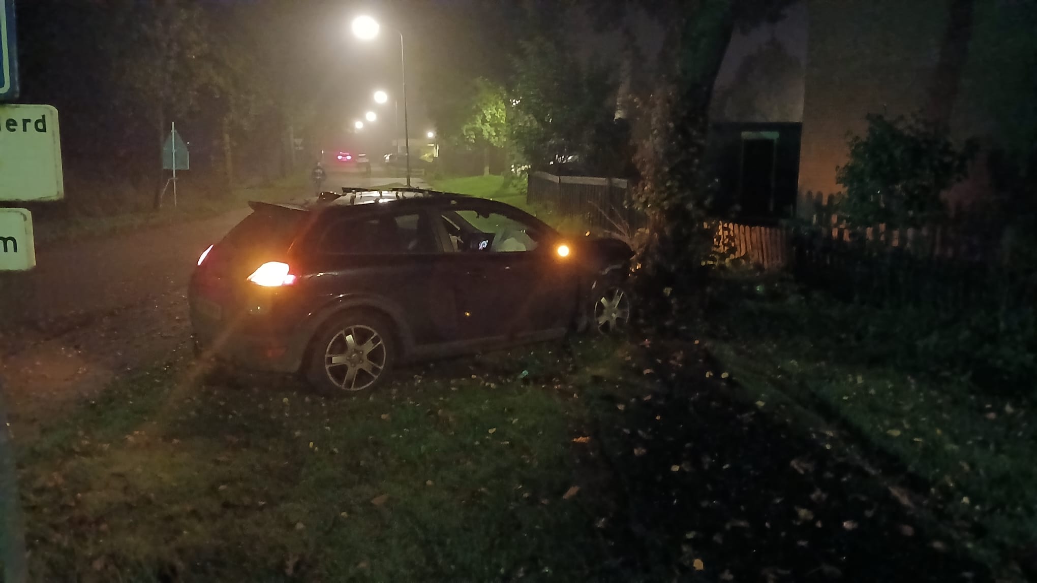 Foto: Twee mannen staande gehouden en drie op de vlucht