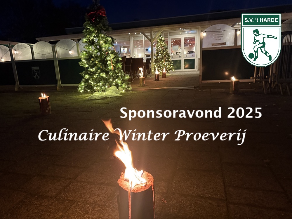 Foto: Sponsoravond S.V. 't Harde druk bezocht