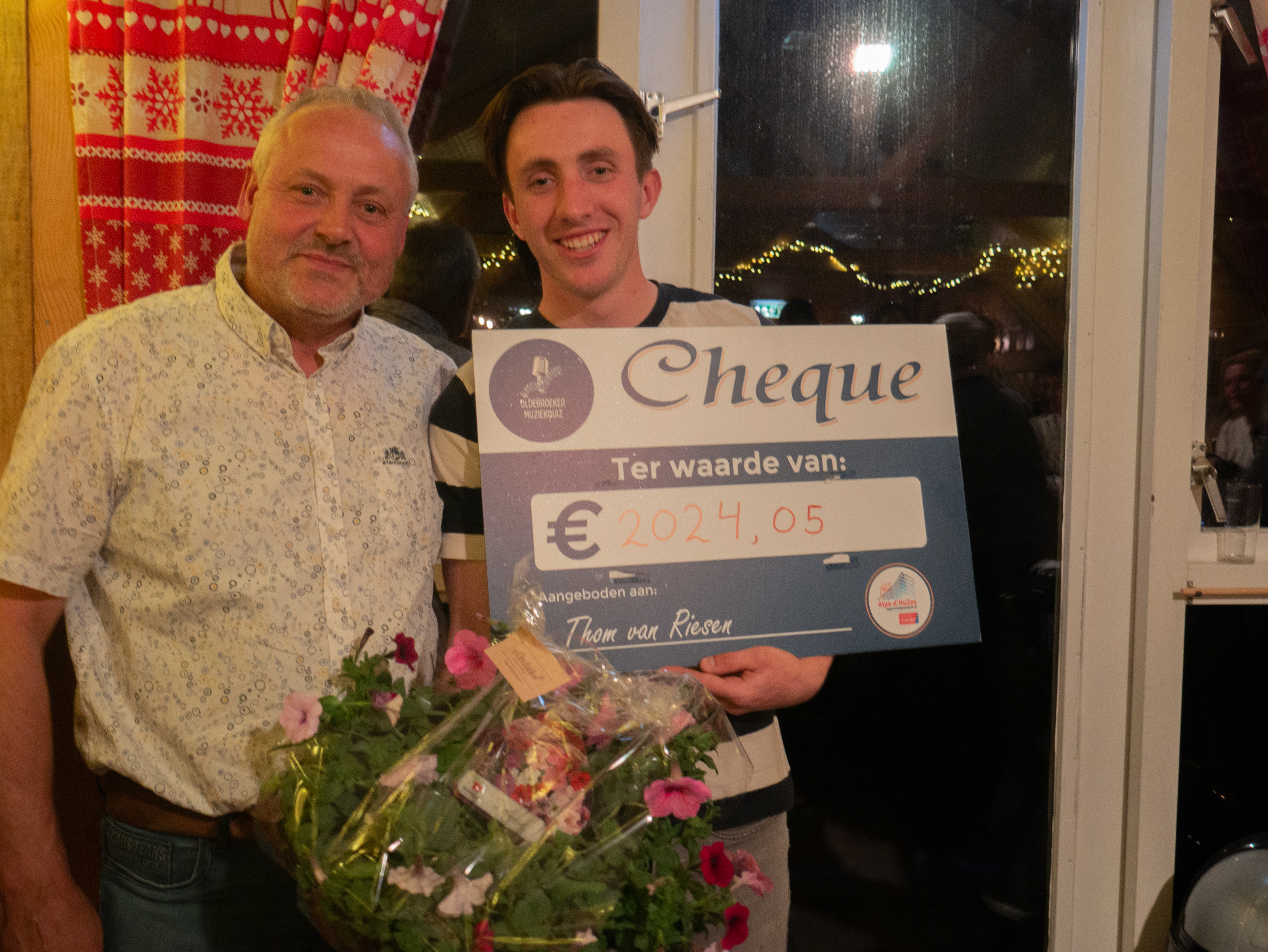 Foto: € 2024,05 voor Alpe d’HuZes deelnemer Thom van Riesen