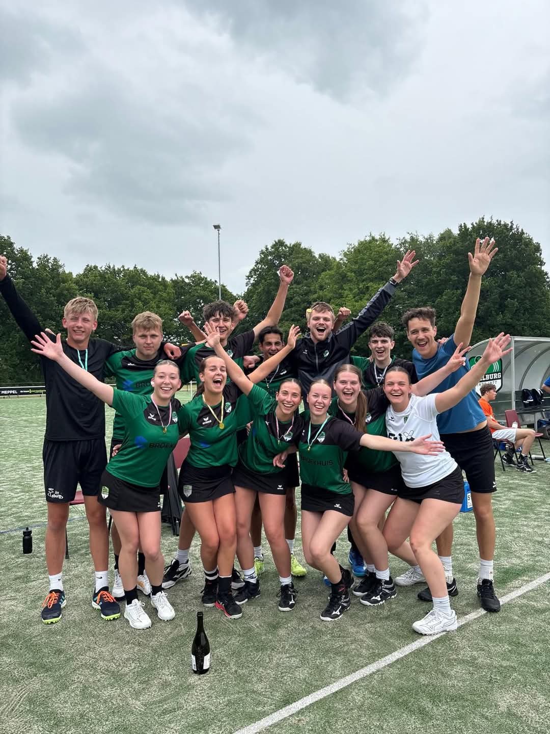 Foto: KV Elburg A1 kroont zich tot kampioen na overtuigende overwinning