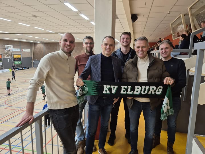 Foto: KV Elburg ontvangt wethouders gemeente Elburg op werkbezoek