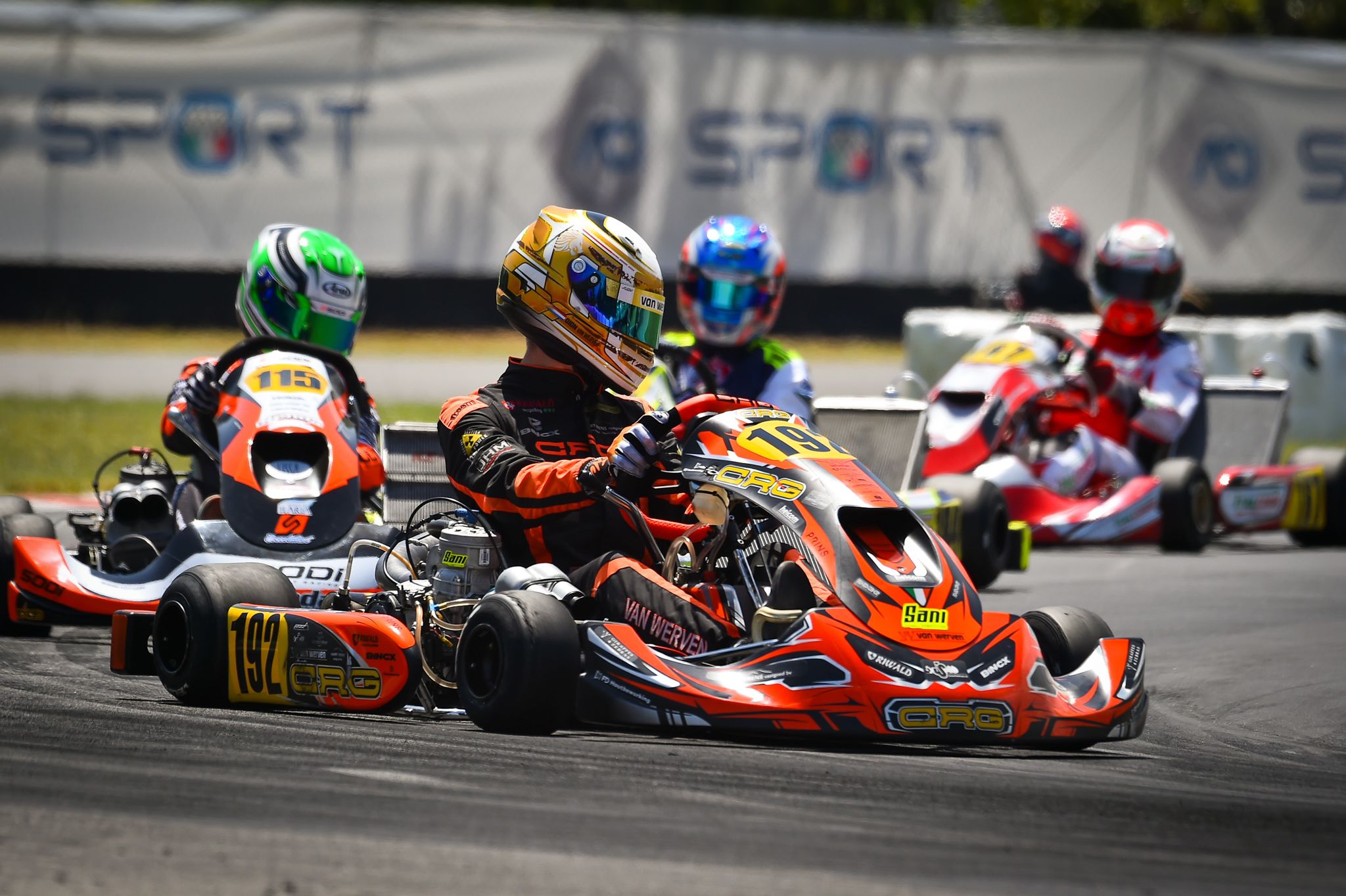 Foto: Dion van Werven toont in KZ2 indrukwekkende snelheid tussen Europese top en pakt podium