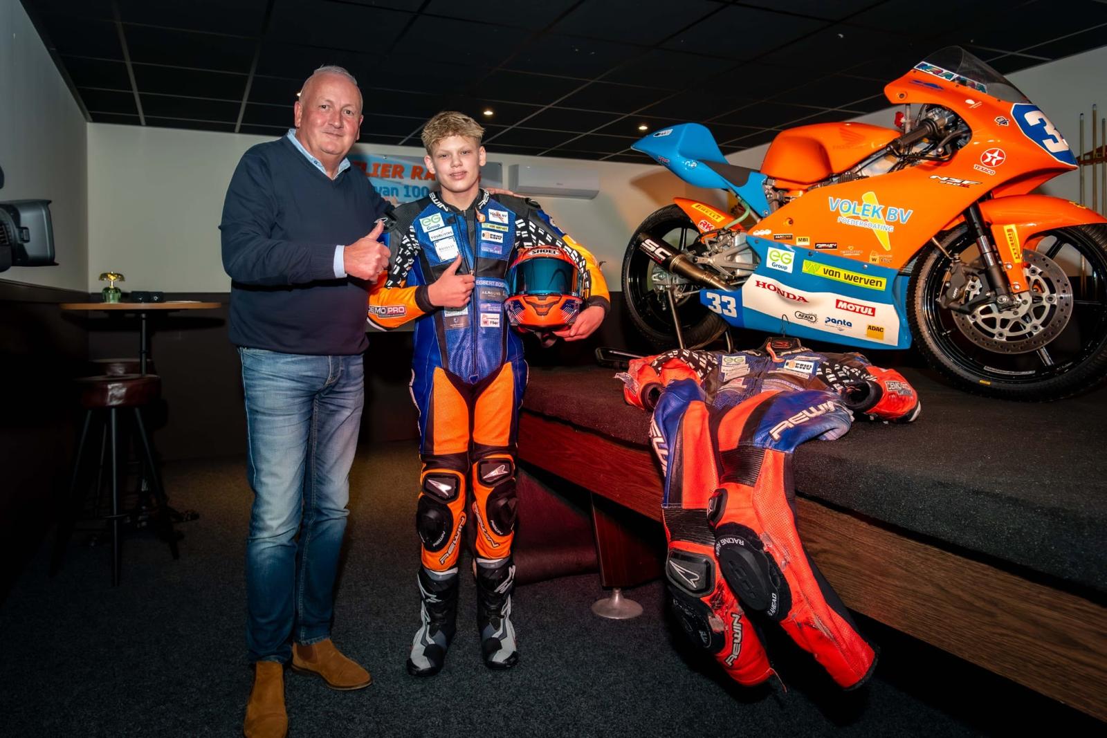 Foto: VIDEO | 14-jarige Levi Flier Presenteert Ambitieuze 'Road to MotoGP'