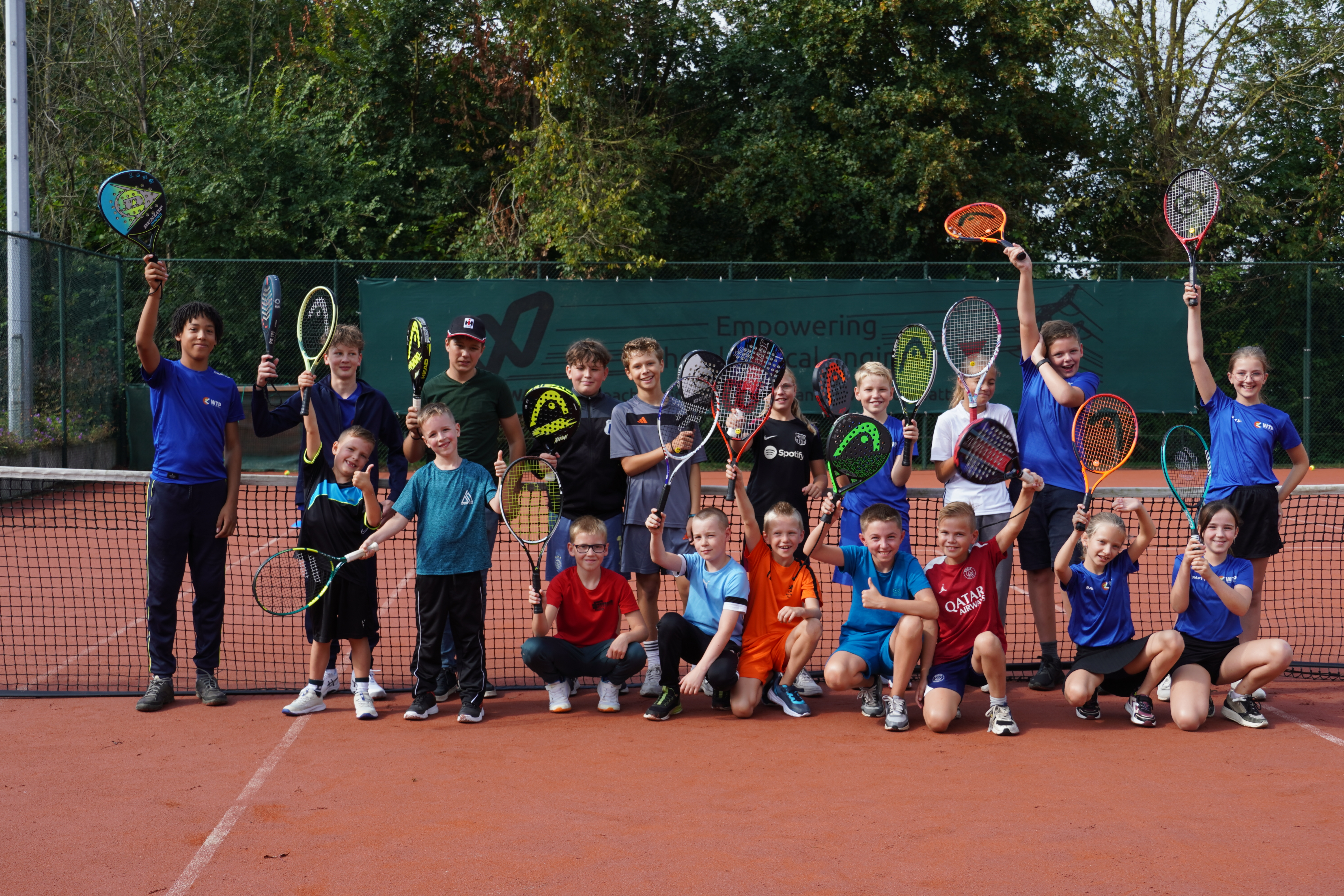 Foto: Gratis jeugdlessen tennis en padel bij WTP