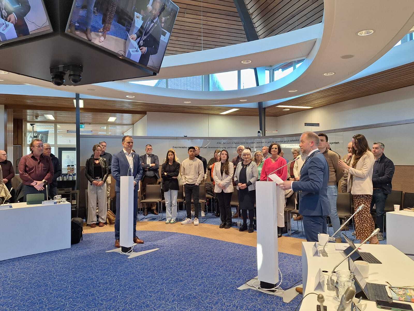 Foto: Benoeming wethouder Anjo Simonse