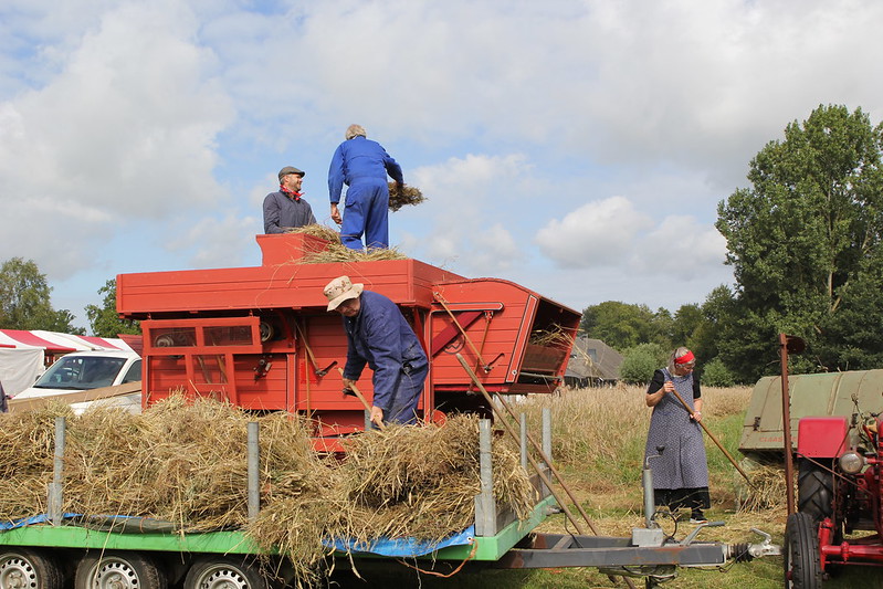 Foto: Video en foto's: Oogstfeest bij De Bovenstreek laat oude tijden herleven
