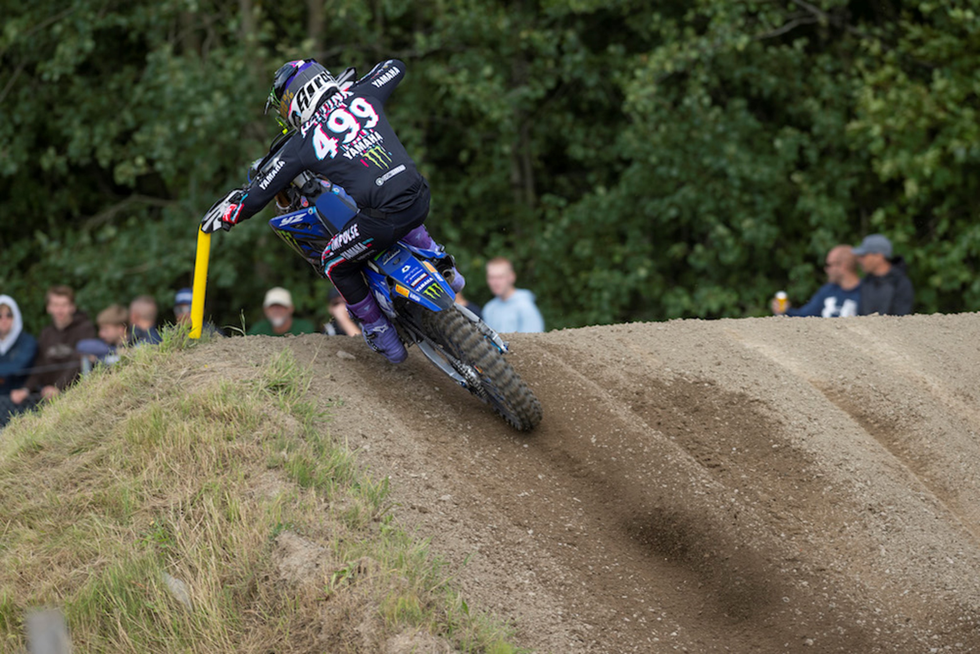 Foto: Dani Heitink boekt manchezege in EMX125 Zweden