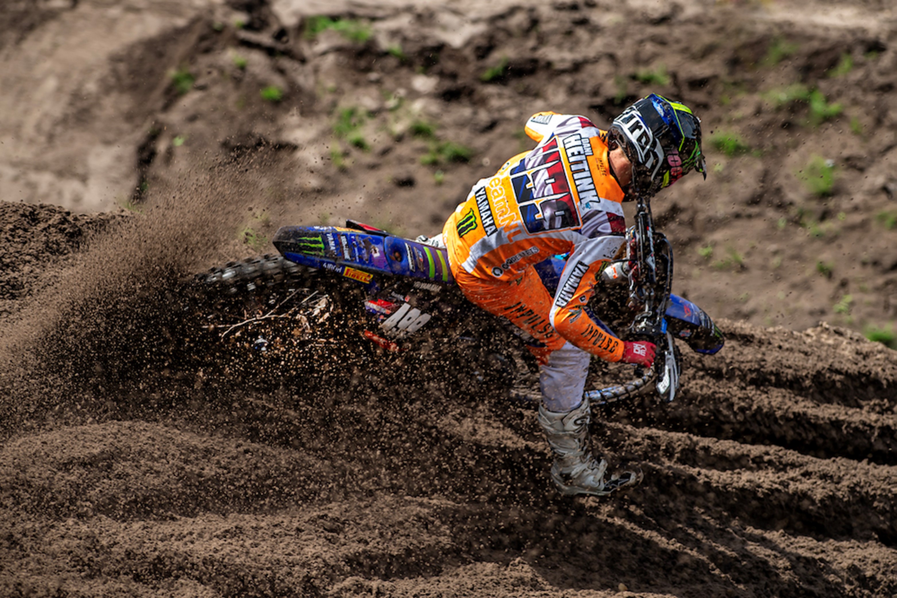 Foto: Dani Heitink zevende in WK 125 in Heerde