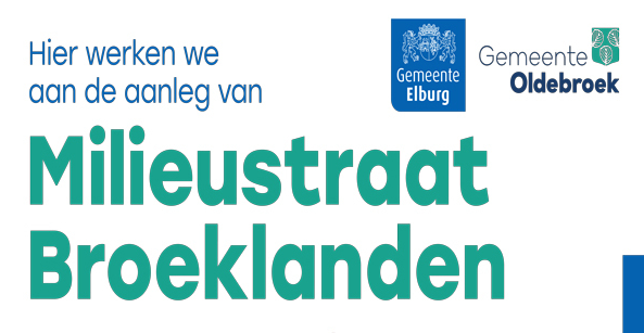 Foto: Start bouw Milieustraat Broeklanden