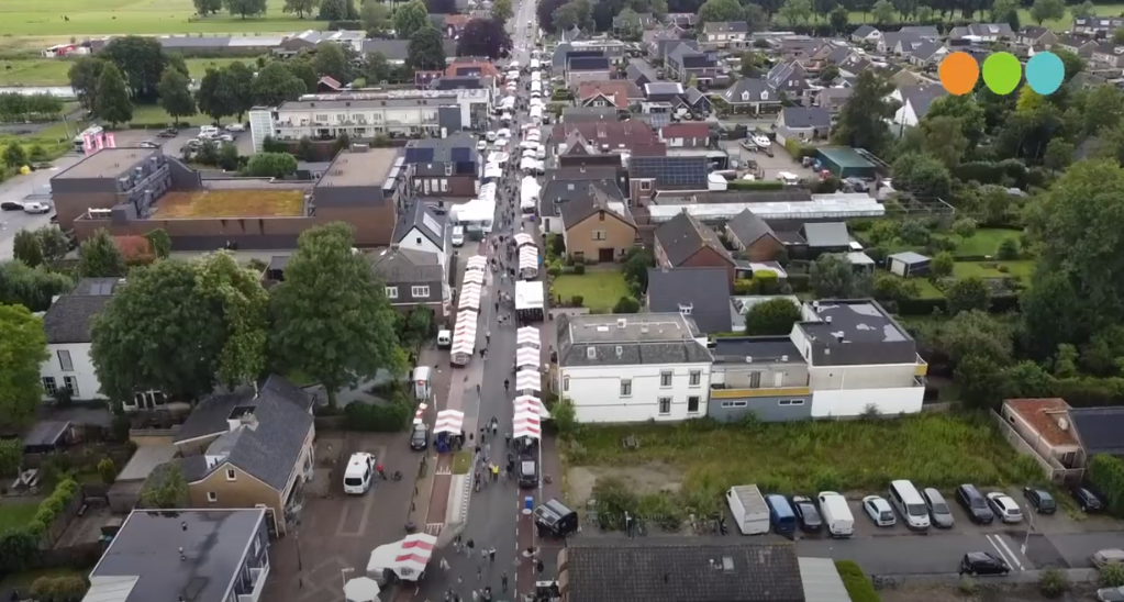 Foto: Dronebeelden Broekermarkt Oldebroek 2024