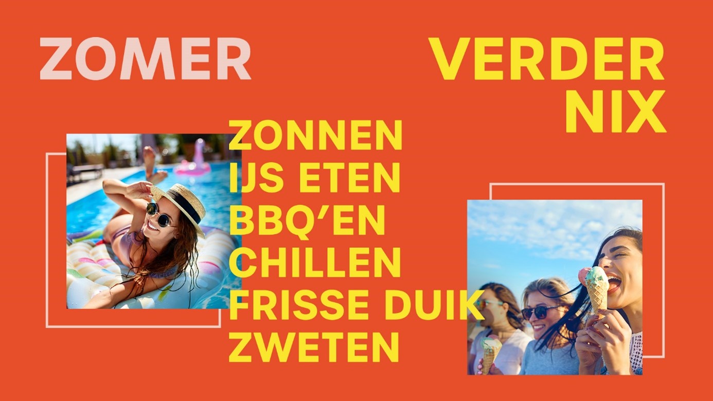 Foto: ‘Niet roken en niet drinken onder de 18’, ook in de zomer!?