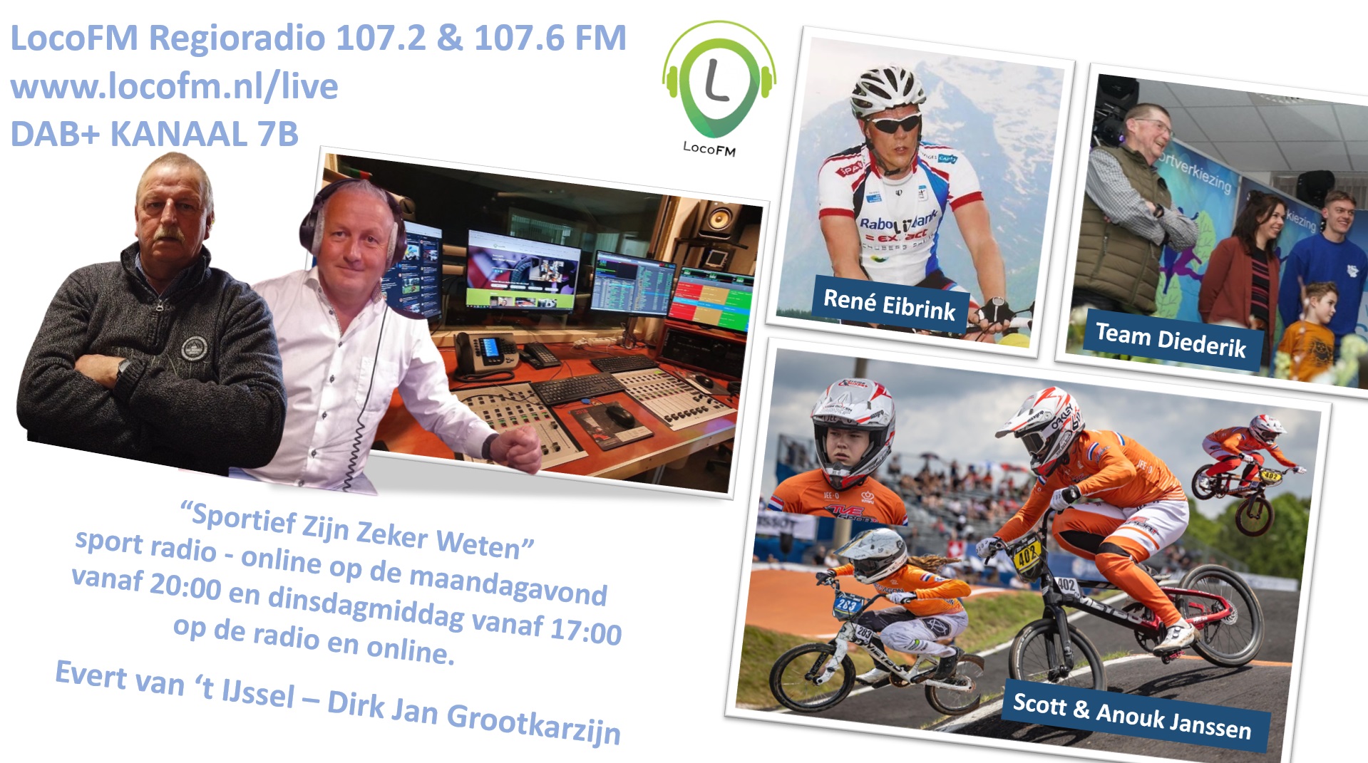 Foto: BMX’ers Anouk en Scott Janssen te gast in Sportief Zijn Zeker Weten