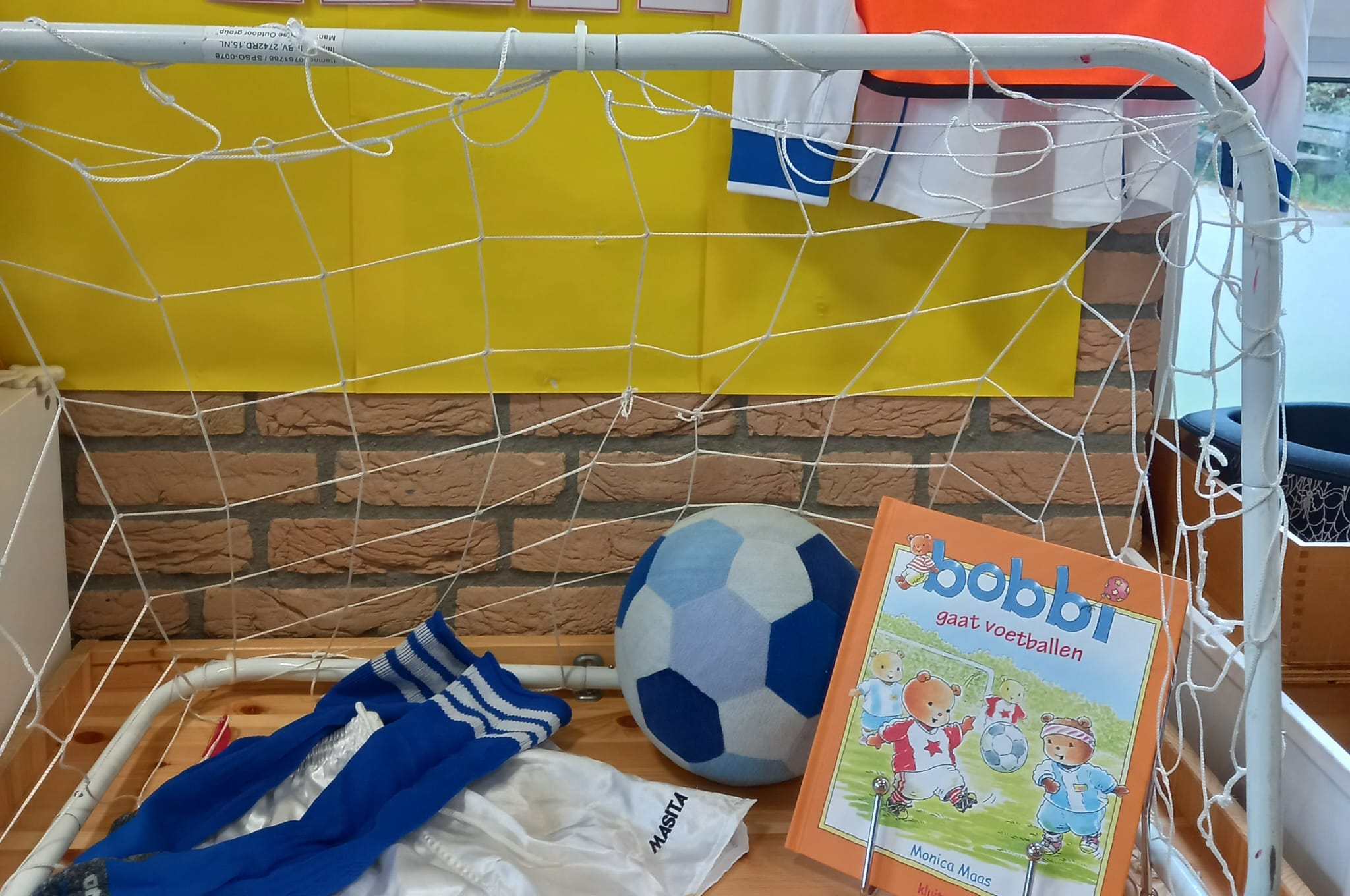 Foto: Voetbal leeft onder de peuters van De Wereldkinderen