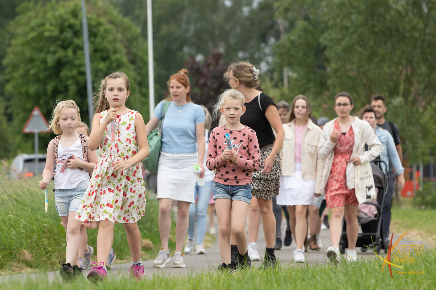 Foto: Prima temperatuur tijdens derde etappe Avond4daagse Doornspijk