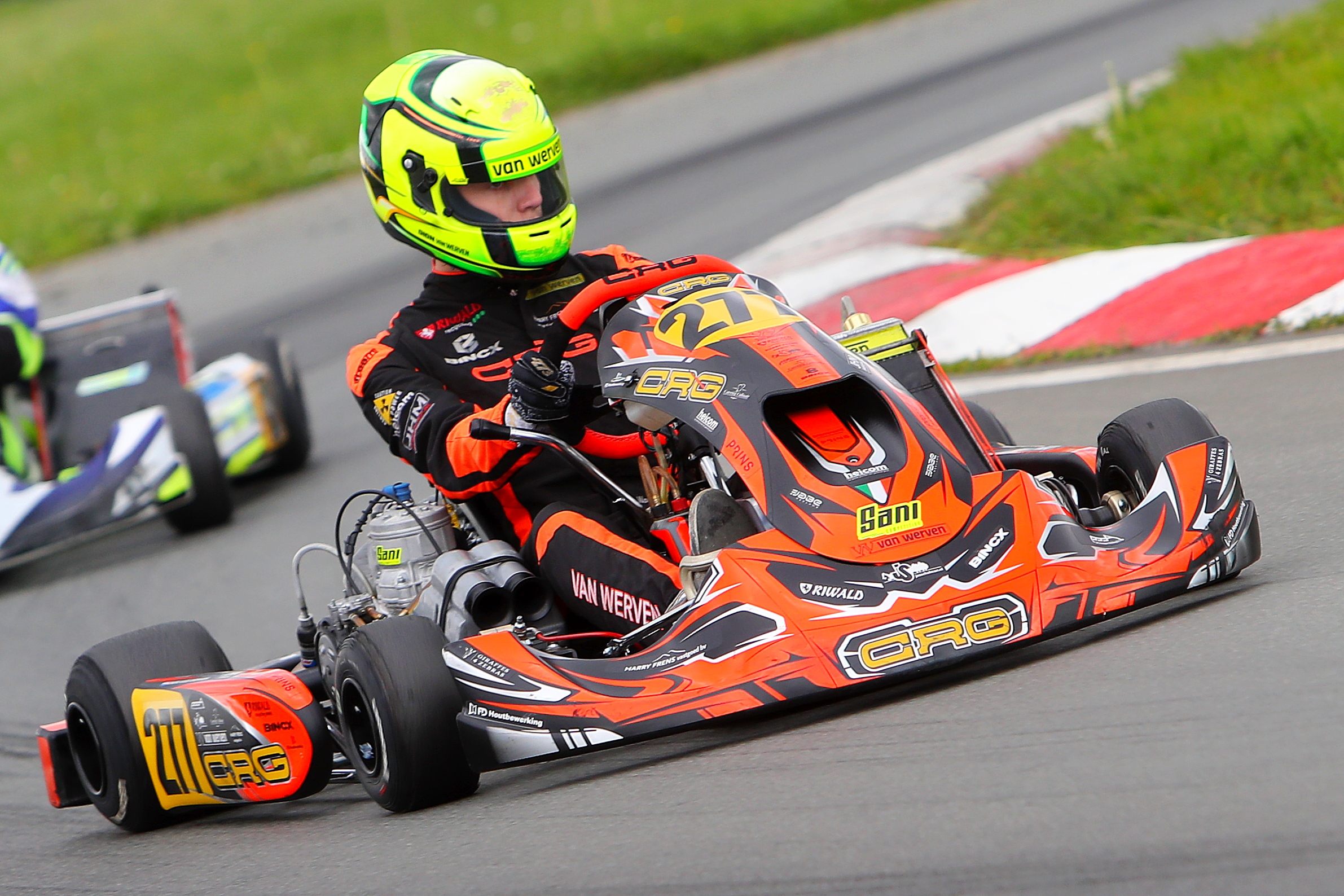 Foto: Soms is de vierde plaats nog mooier dan een zege, weet coureur Dion van Werven