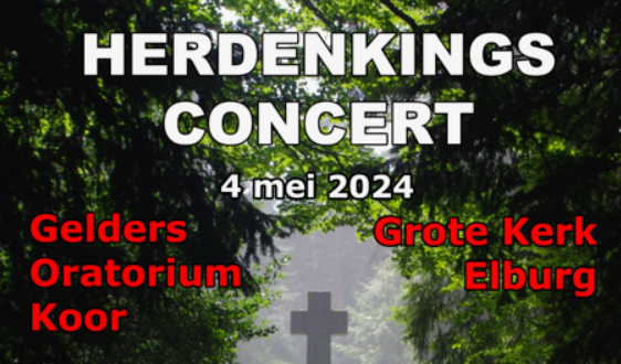 Foto:  Herdenkingsconcert Gelders Oratoriumkoor