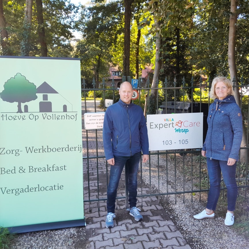 Foto: Zorg- Werkboerderij Hoeve op Vollenhof en Villa ExpertCare slaan handen ineen