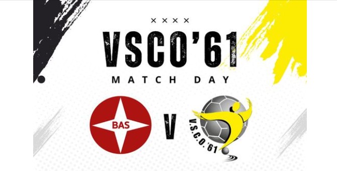 Foto: VSCO’61 speelt uitwedstrijd op bezoek bij BAS