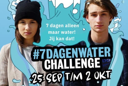 Foto: Ga de uitdaging aan en neem deel aan de #7dagenwaterchallenge! 