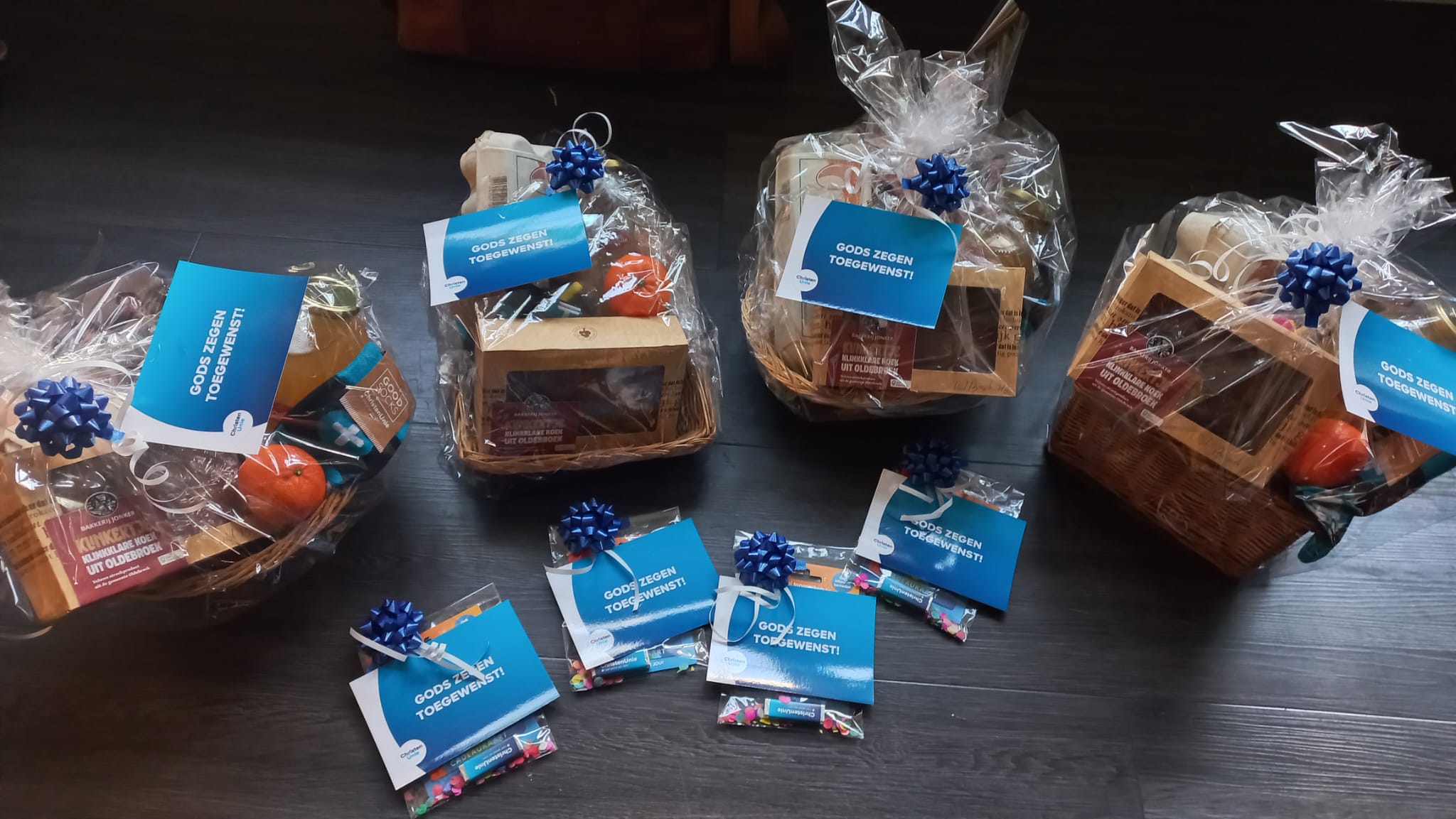 Foto: ChristenUnie Oldebroek actief aanwezig op de Schapenmarkt