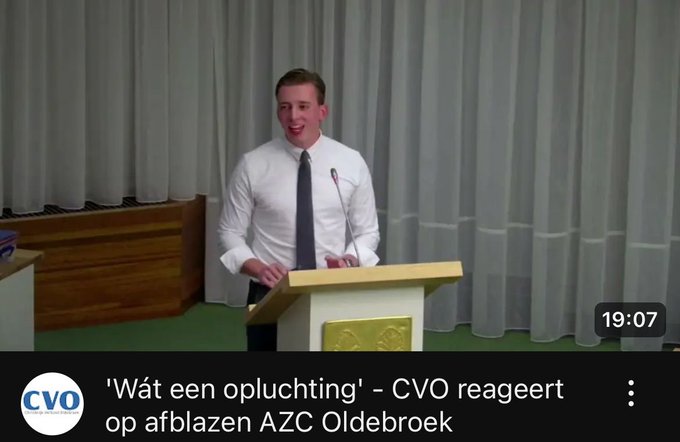 Foto: Ingezonden: ‘Wát een opluchting’ – CVO reageert in raadsdebat op afblazen AZC Oldebroek