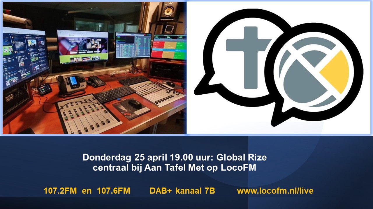 Foto: Global Rize centraal bij Aan Tafel Met LocoFM