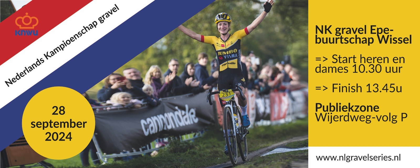 Foto: Nederlandse Kampioenschappen Gravel in Epe