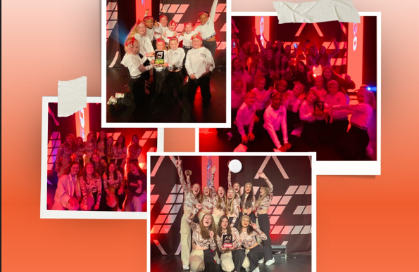 Foto: Tweede plaats voor B-unique team Dansschool Bruinewoud