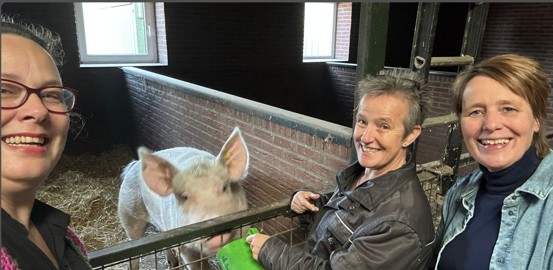 Foto: Ingezonden: ChristenUnie op bezoek bij Zorgboerderij Benjamin