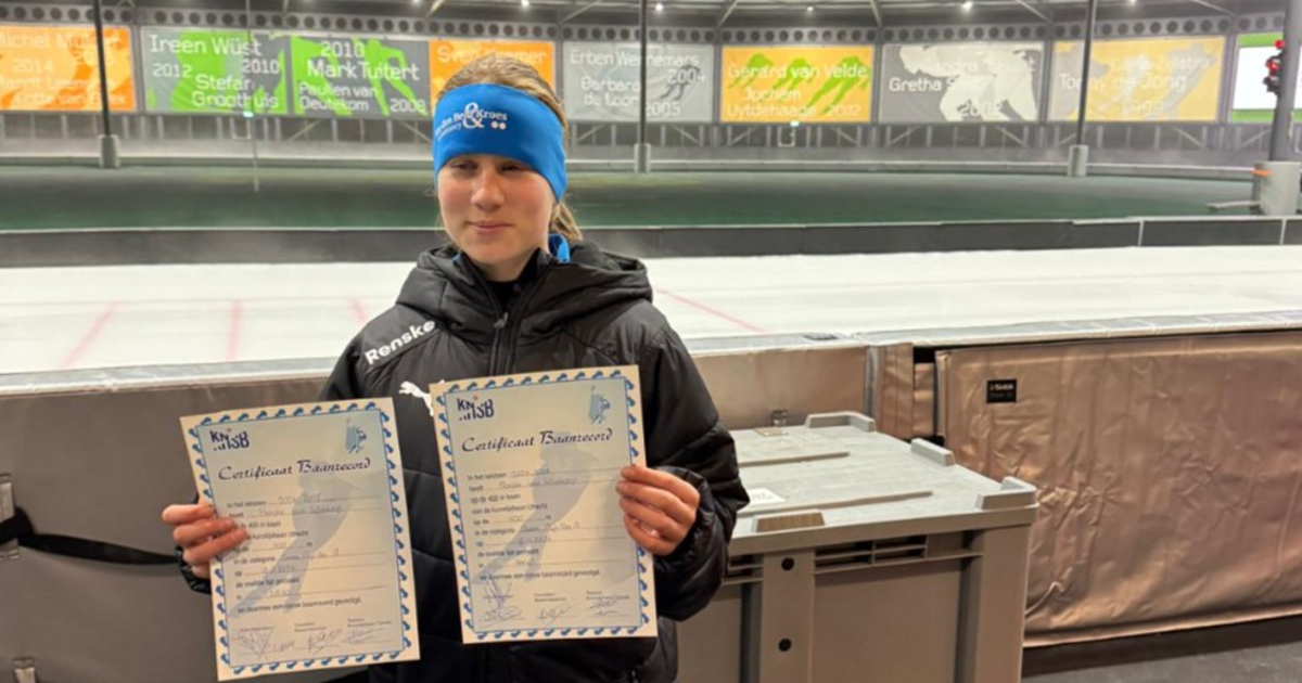 Schaatsteam Van den Beld Kroes in de prijzen