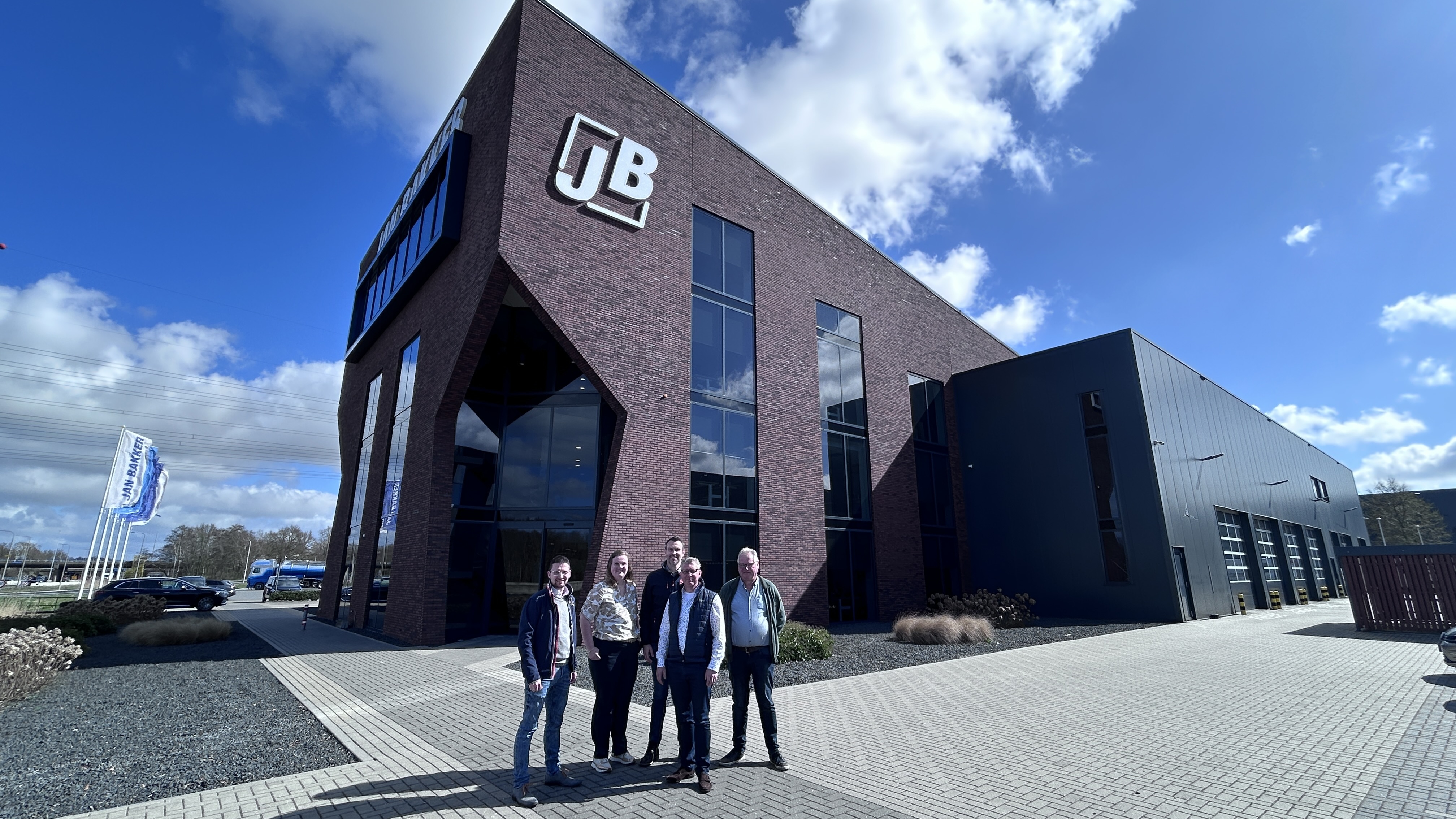 Foto: SGP op werkbezoek bij Jan Bakker