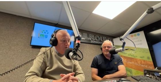 Foto: Arie ten Hove te gast in Sportief Zijn Zeker Weten