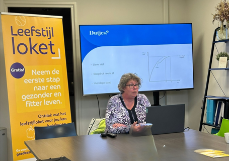 Foto: Leefstijlloket en Zorggroep de Akker inspireren inwoners met slaapworkshop