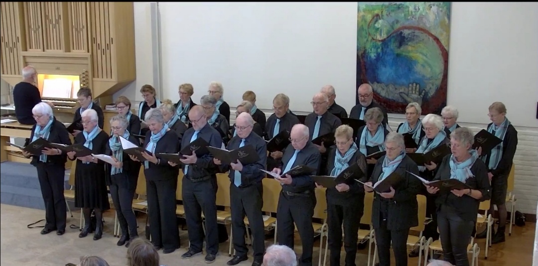 Foto: Start zangseizoen, het Interkerkelijk Gemengd Koor