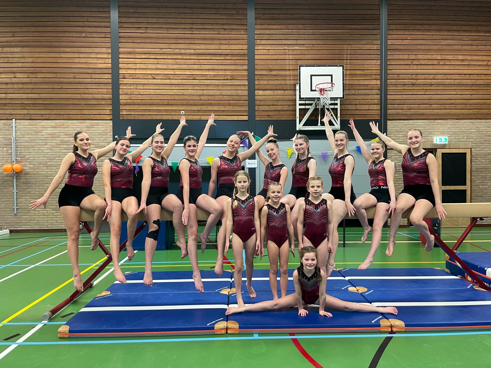 Foto: Geslaagde turnwedstrijd OLVO Wezep