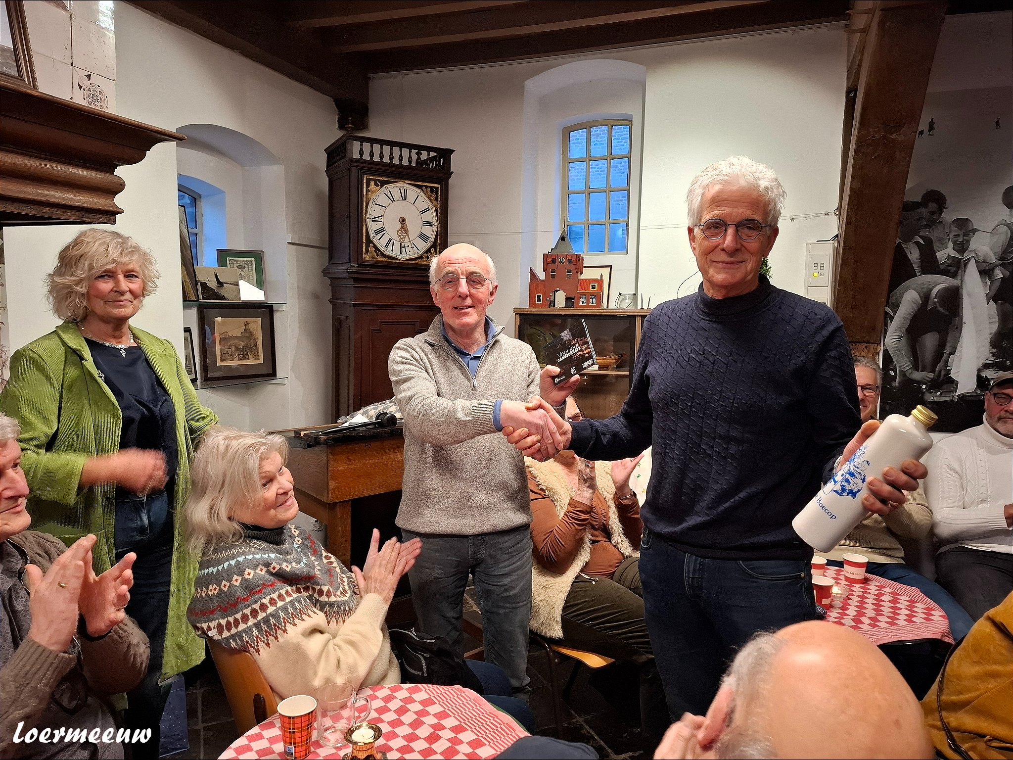 Foto: Wim Westendorp 2000ste lid Arent thoe Boecop 