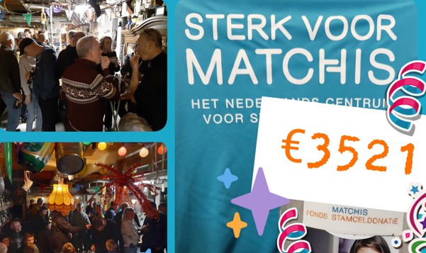 Foto: Actiemiddag levert €3521,- op voor Stichting Matchis