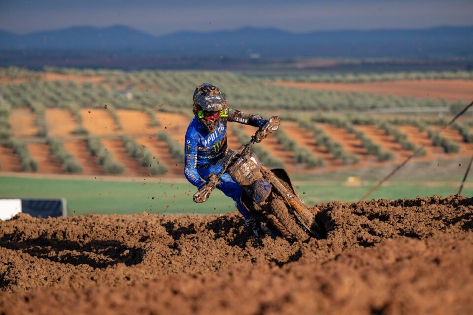 Foto: Dani Heitink vijfde in EMX125 Spanje