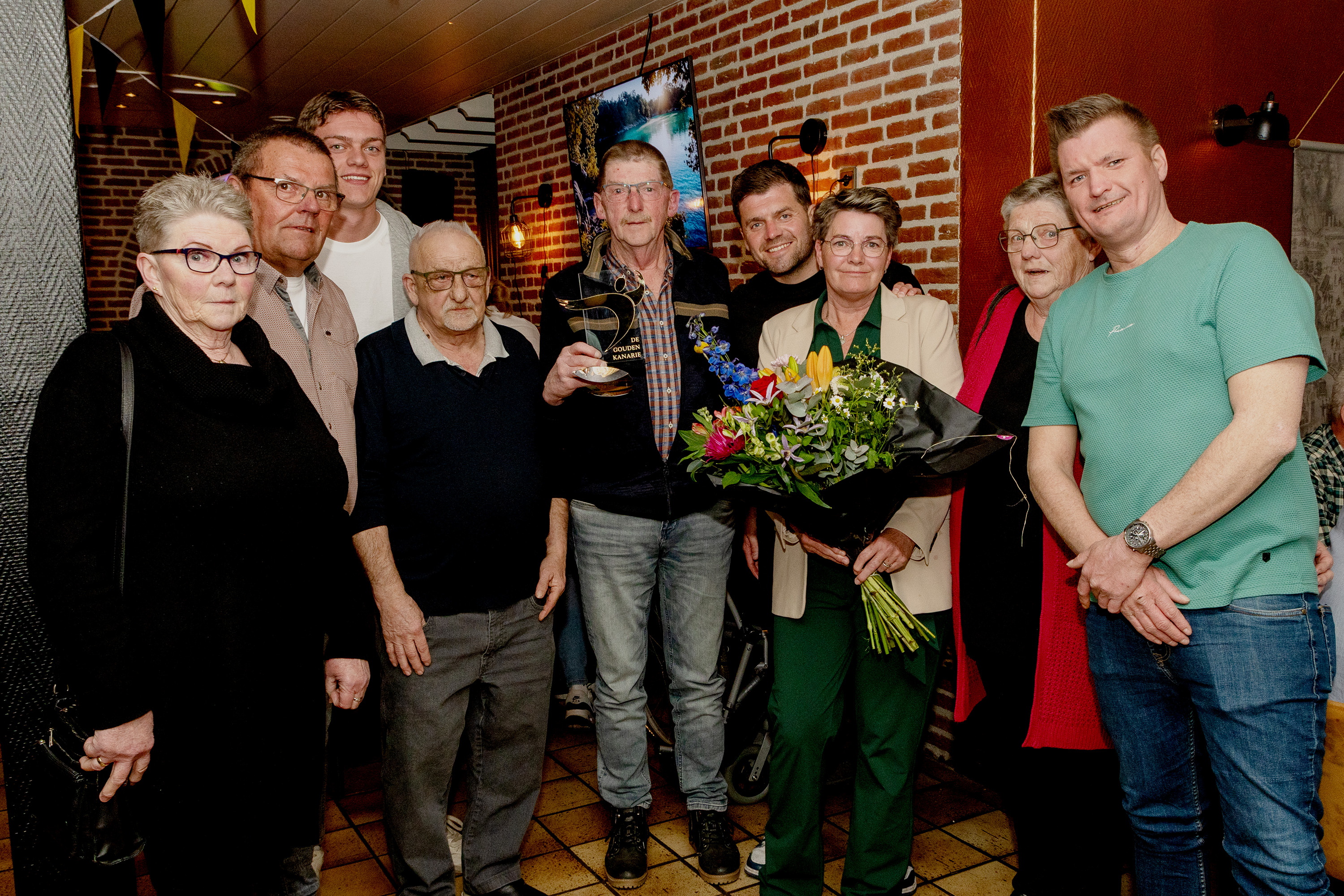 Foto: Vrijwilligersavond VSCO'61: Eibert van ’t Hul benoemd als Gouden Kanarie