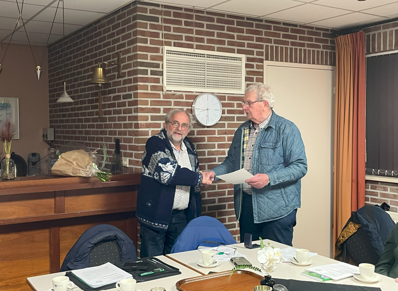 Foto: Huldiging Jubilarissen bij Nut en Sport Wezep