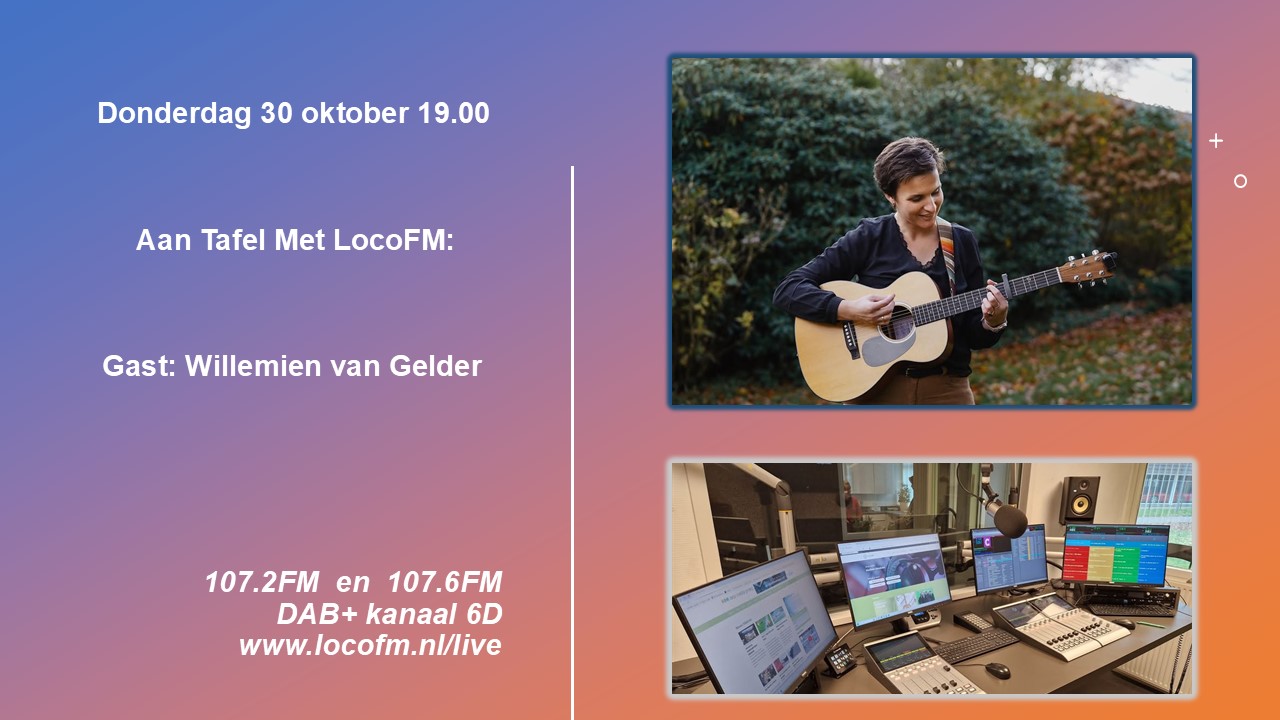 Foto: Willemien van Gelder bij Aan Tafel Met 