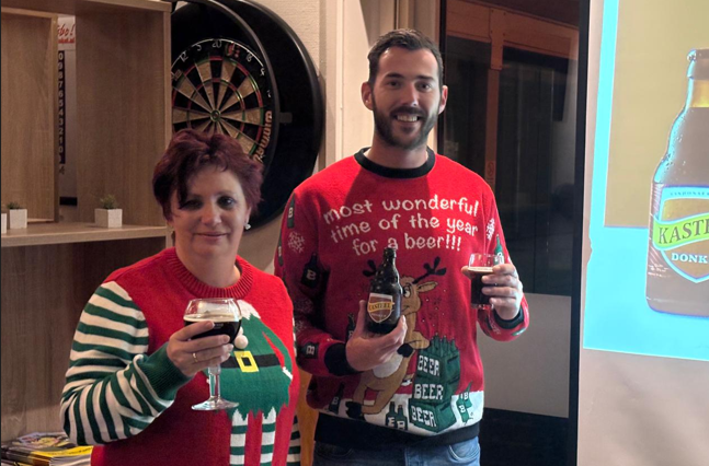 Foto: Belgische Bierproeverij in kantine VSCO’61 valt in de smaak