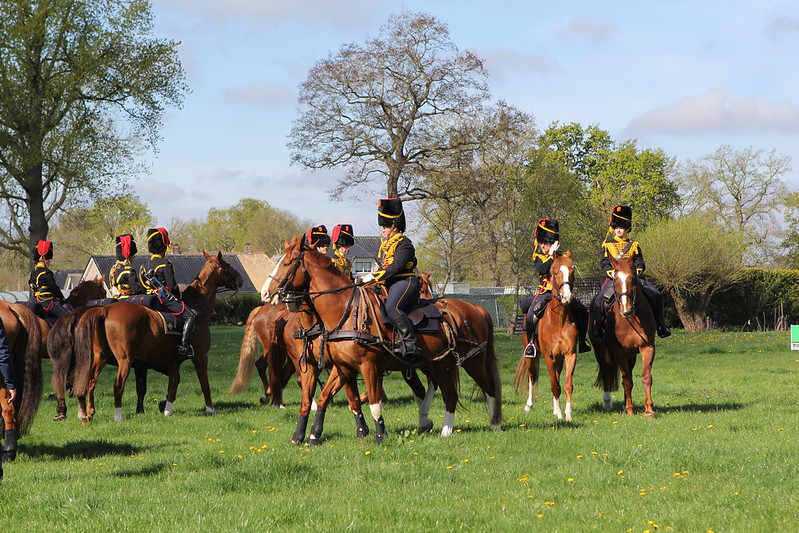 Foto: VIDEO: Demonstratie Gele Rijders bij Boerderijmuseum