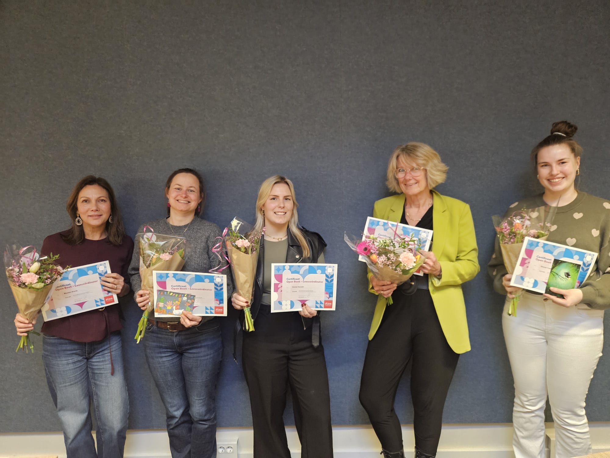 Foto: Leerkrachten behalen certificaat leescoördinator: leesbevordering stevig verankerd op scholen