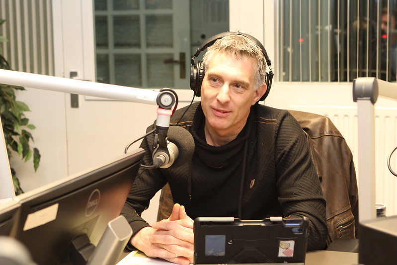 Foto: Gesprek met Wilco van der Horst van het CDA in Oldebroek in InFocus