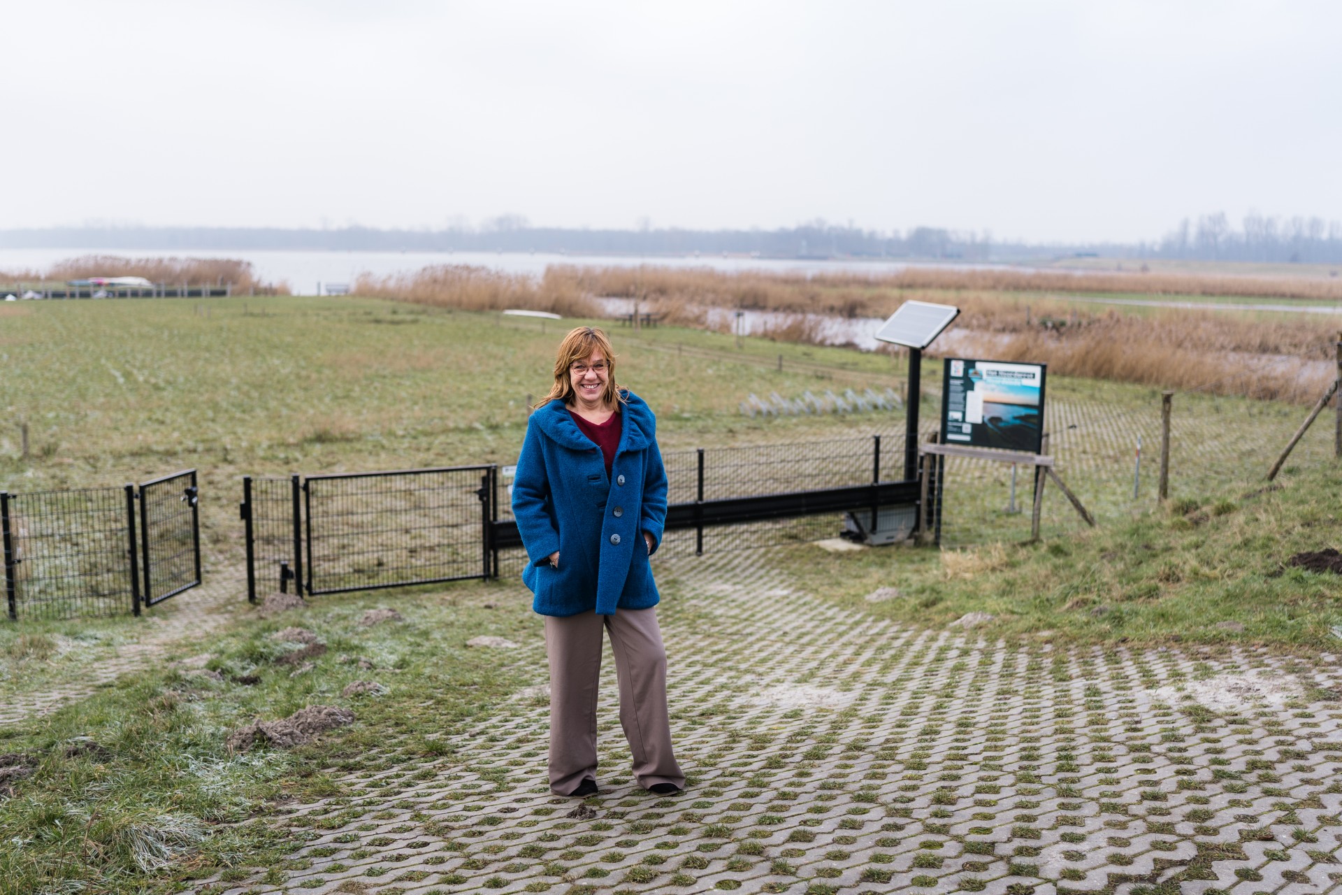 Foto: Gilia van Dam (VVD Oldebroek) stelt zich voor