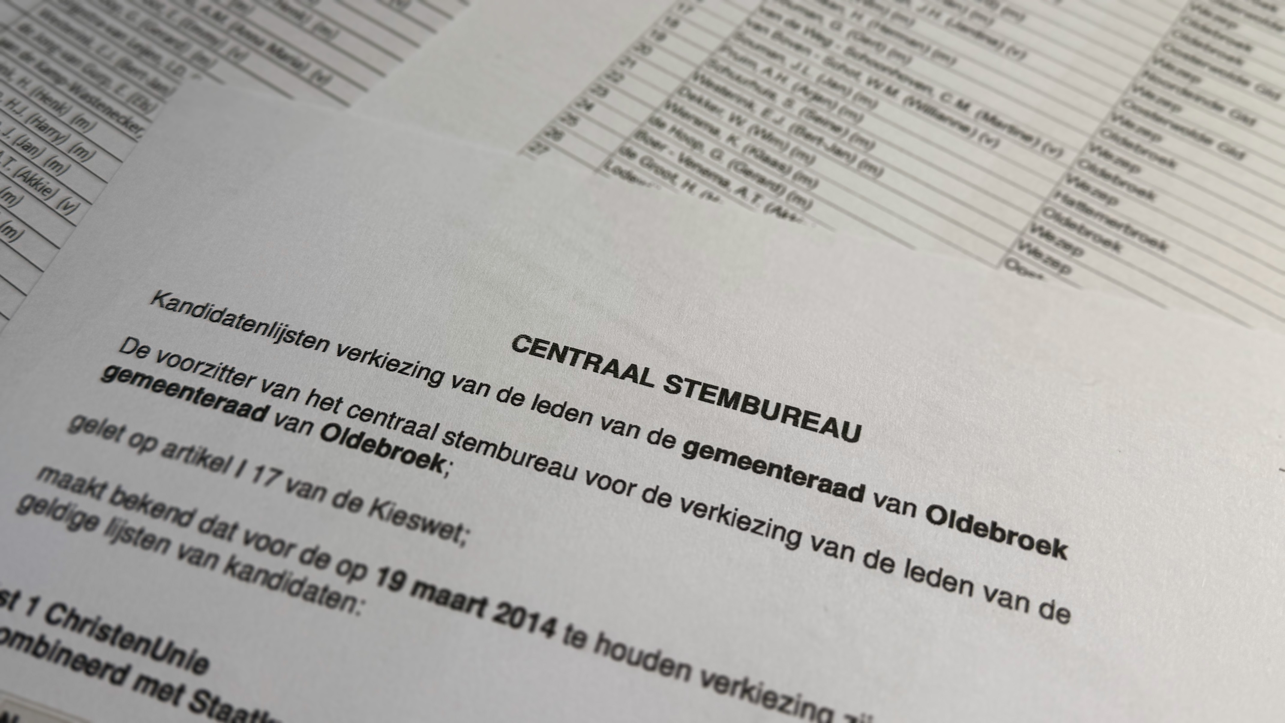 Foto: Hoogste aandeel vrouwen ooit op kandidatenlijst in Oldebroek