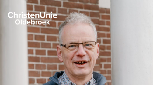Foto: Maak kennis met Maarten van Loon, kandidaat nummer acht op de kieslijst van ChristenUnie Oldebroek